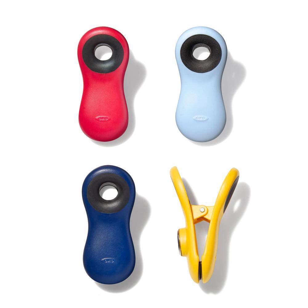 Oxo Goodgrips Magnetic All-Purpose Clips 4 pack Assorted